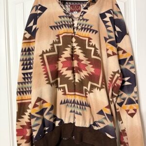Men's Aztec Pattern Lightweight Jacket